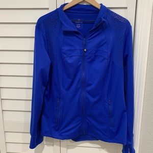 Tangerine athletic zippered jacket size XL